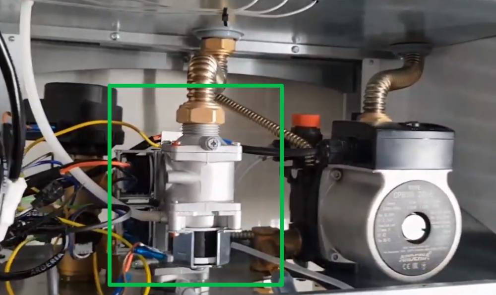как проверить газовый клапан на котле Ардерия