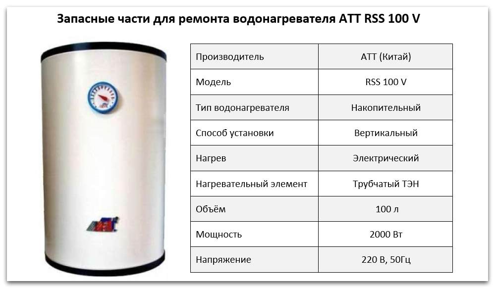 Купить запчасти ATT RSS 100 V в Калининграде