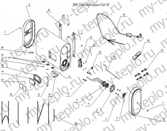 запчасти для Термекс ID запчасти для Thermex ID купить в Калининграде