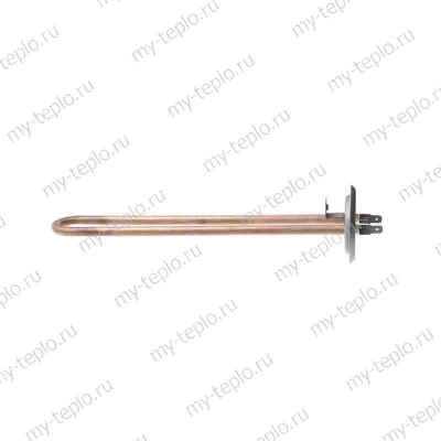 ТЭН для водонагревателя, медный, 700 Вт, М4 под анод, L=250 мм. фланец 64 мм. RF (20056)